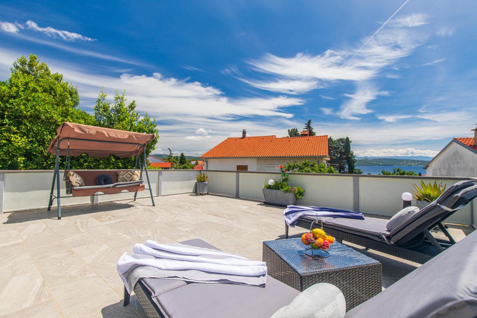 Tara With Seaview Appartement Krk Town